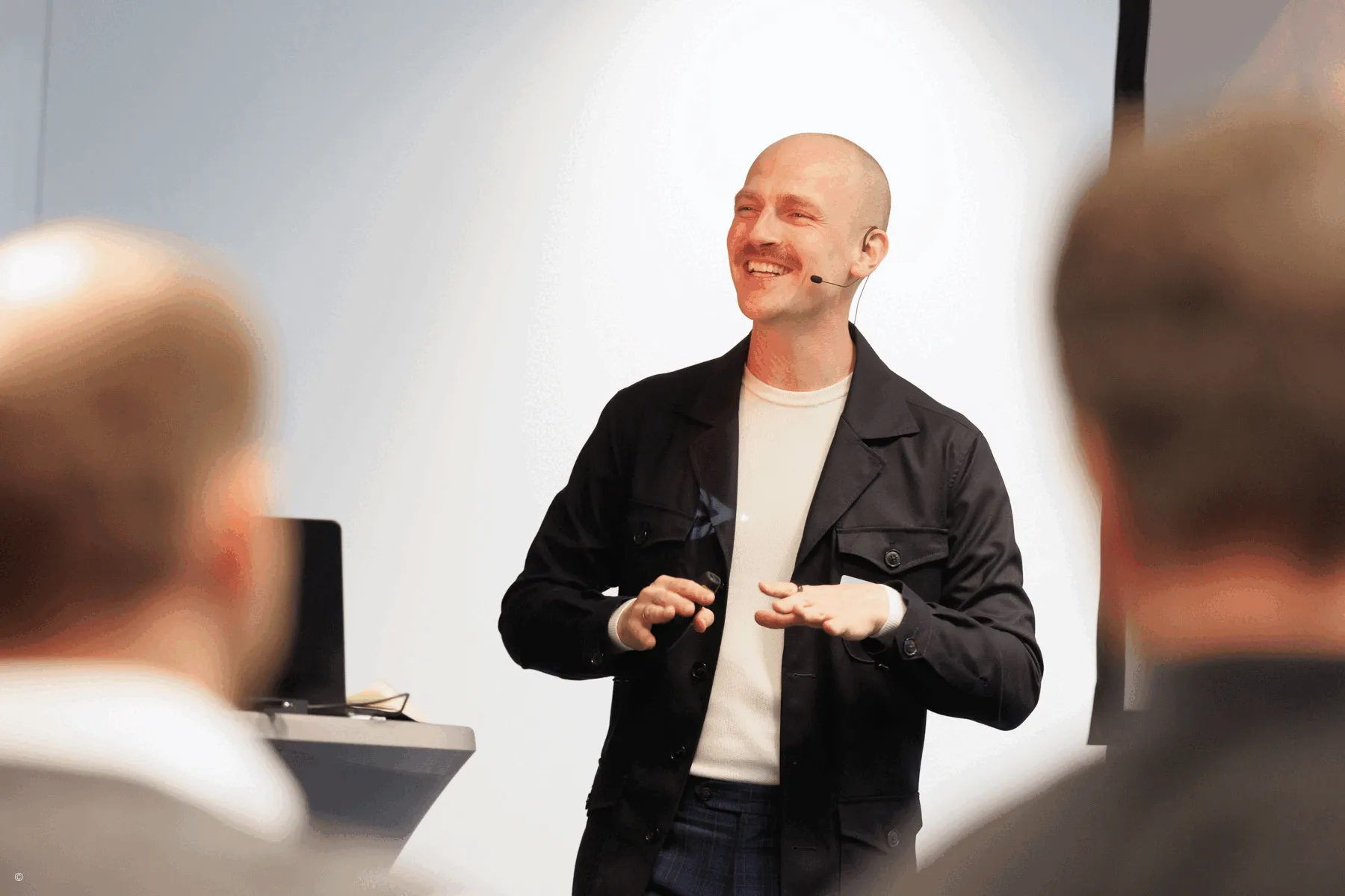 David Borst im Workshop-Gespräch mit Geschäftsführer